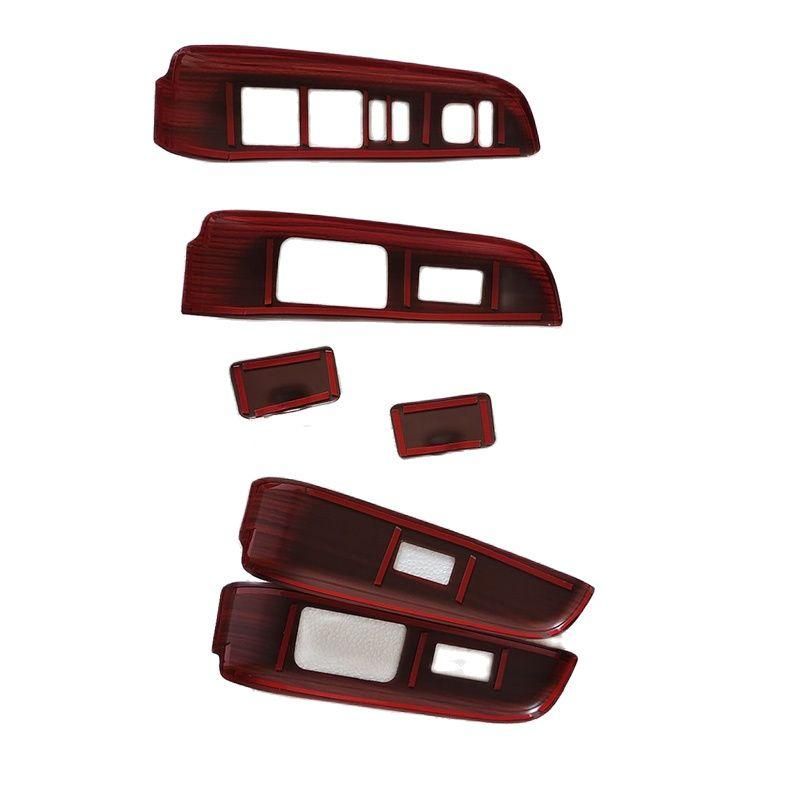 6Pcs/set For Toyota Camry 2012-2016 Refit Car Inner Door Armrest Window Lift Switch Panel Trim Frame Cover Car Styling