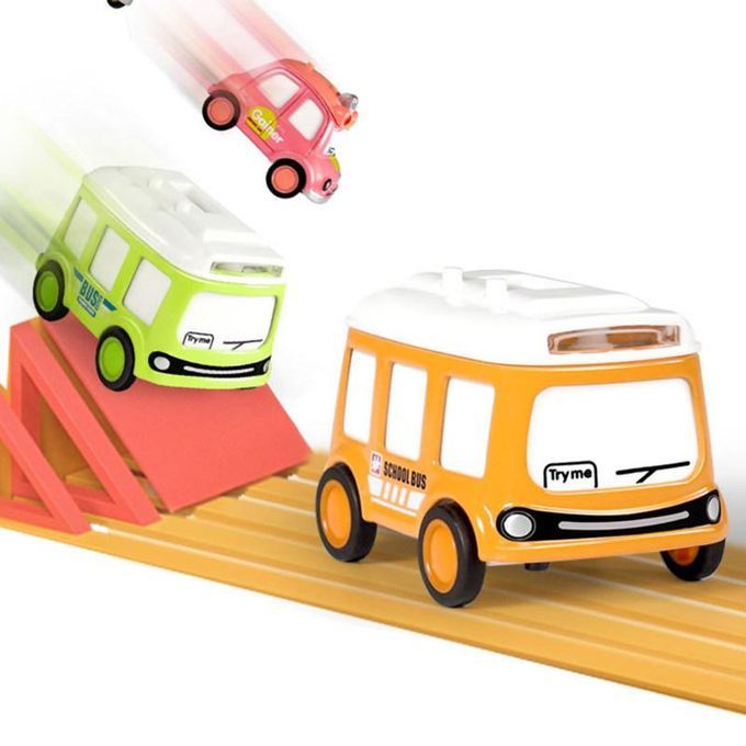 Mini Cute Funny Electronic Cartoon Car Digital Watch-Pink