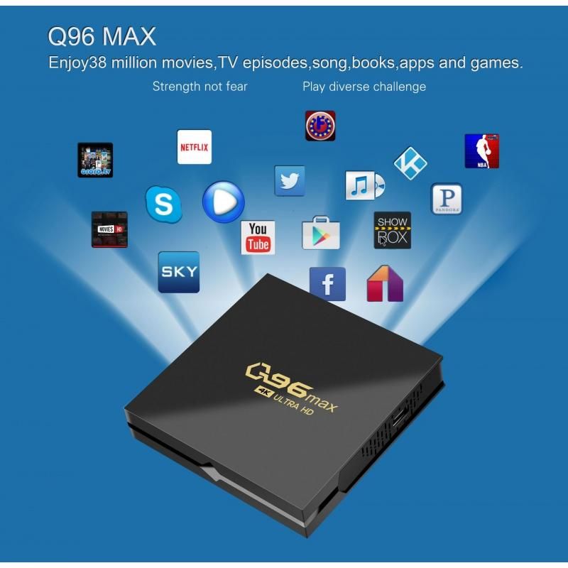 Q96 MAX Smart TV Box Android 11 Amlogic S905 Quad Core  4K HD Set Top Box Media Player H.265 Home