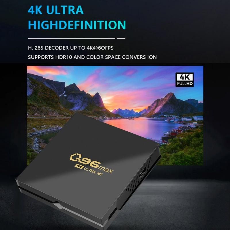 Q96 MAX Smart TV Box Android 11 Amlogic S905 Quad Core  4K HD Set Top Box Media Player H.265 Home