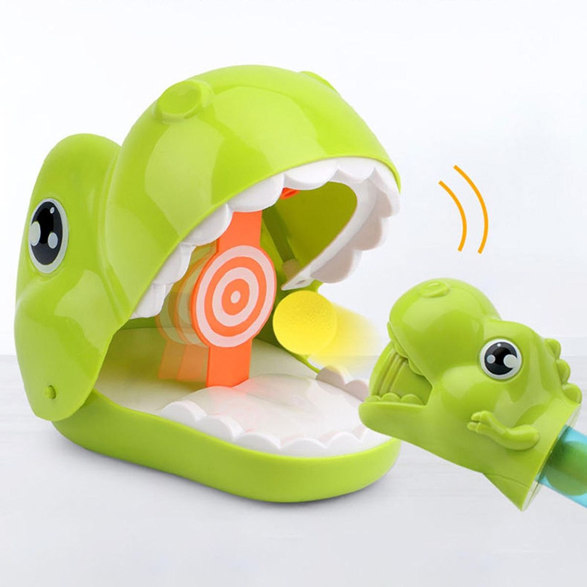 1 Set Kids Dinosaur Toy Kids Dinosaur Air Powered Target Toy Green
