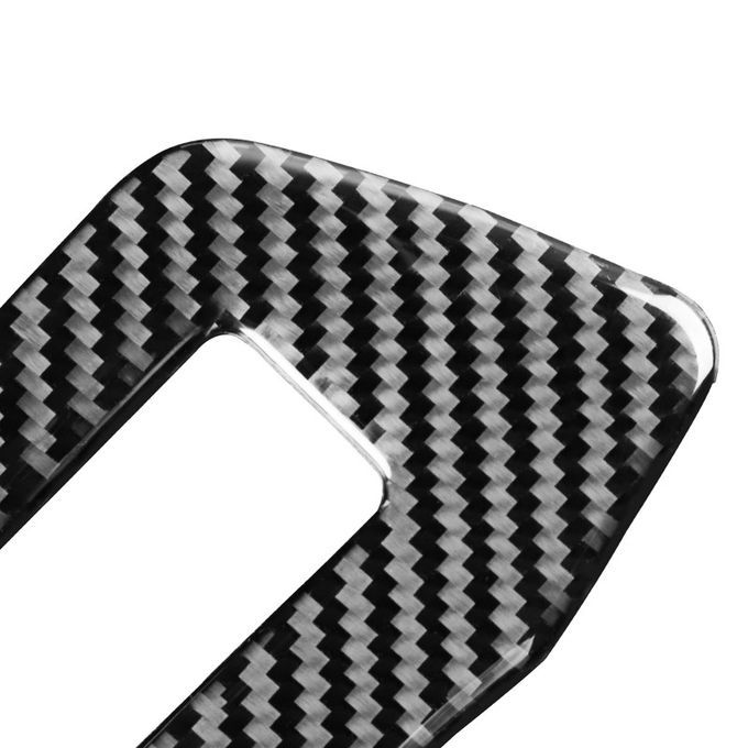 Frame Sticker Decorative Strong Sticky Carbon Fiber-Black