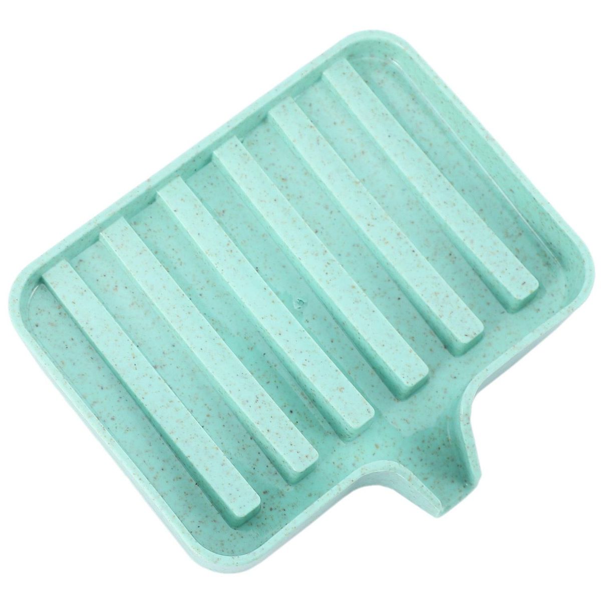 Sponge Holder Storage Rack Drain Soap Box Tray Soapbox 1 Pcs Shower Soap Tray Tool Soap Dish Plate Holder Green