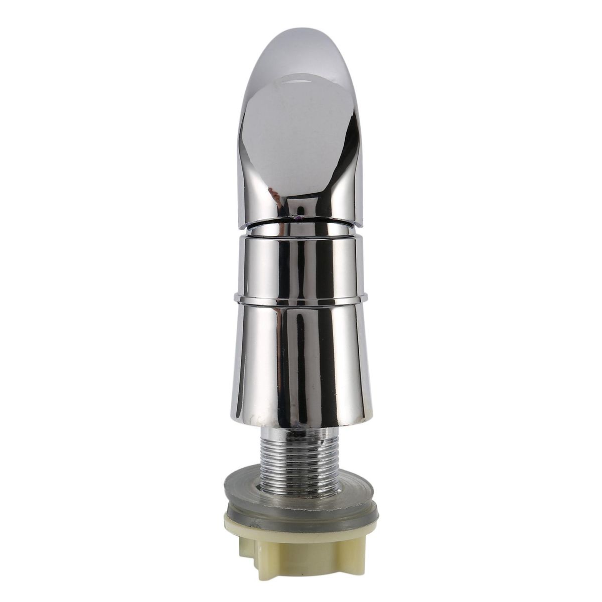 Bathroom Sink Chrome Finish Single Handle Basin Faucet Water Tap