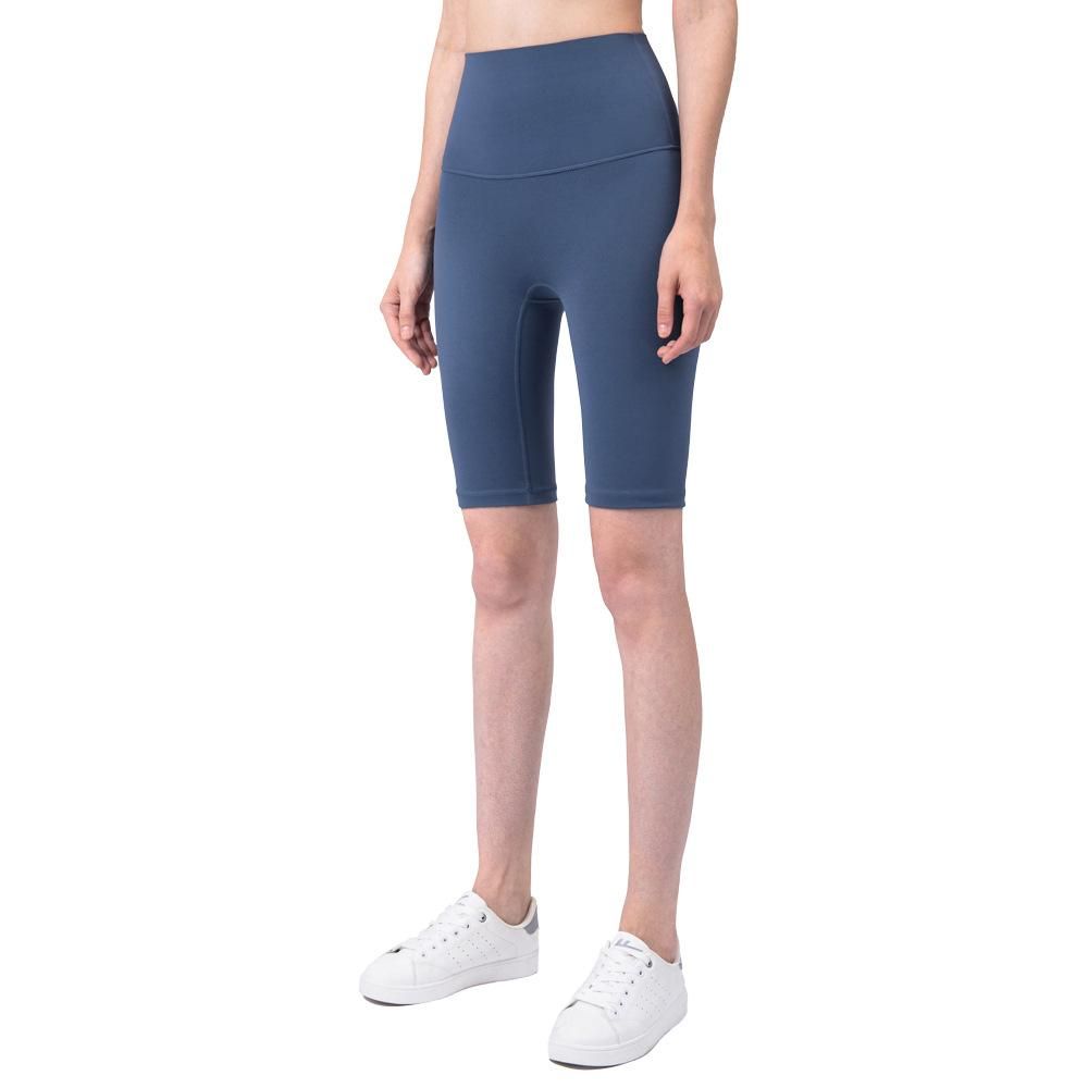 NULS new tight-fitting five-point nude yoga pants without T line new color peach hip fitness high