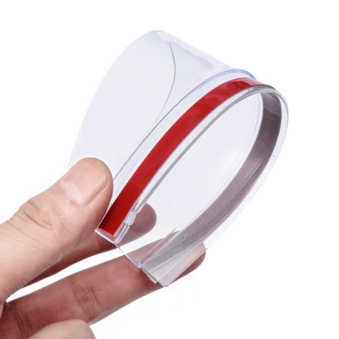 2Pcs Car Auto Vehicle Rearview Mirror Rain Eyebrows-Black