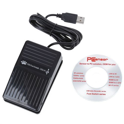 USB Foot Pedal Switch Control Keyboard Action For PC