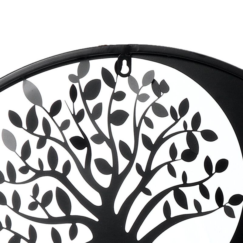 Tree Of Life Hanging Wall Metal Art Round Hanging Sculpture