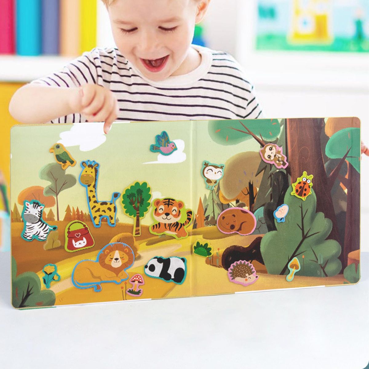 2 Set Cartoon Puzzle Toys Education Early Learning Scene