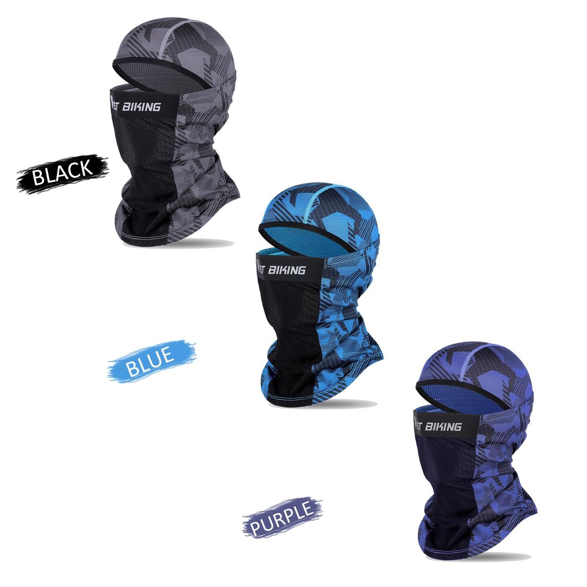 UV Protection Face Mask Sun-Protective Neck Gaiter Outdoor Helmet Lining Mask Cycling Neckerchief Versatile Breathable Neck Sleeve Anti-Dust and Anti-Droplet Neck Scarf for Men and Women