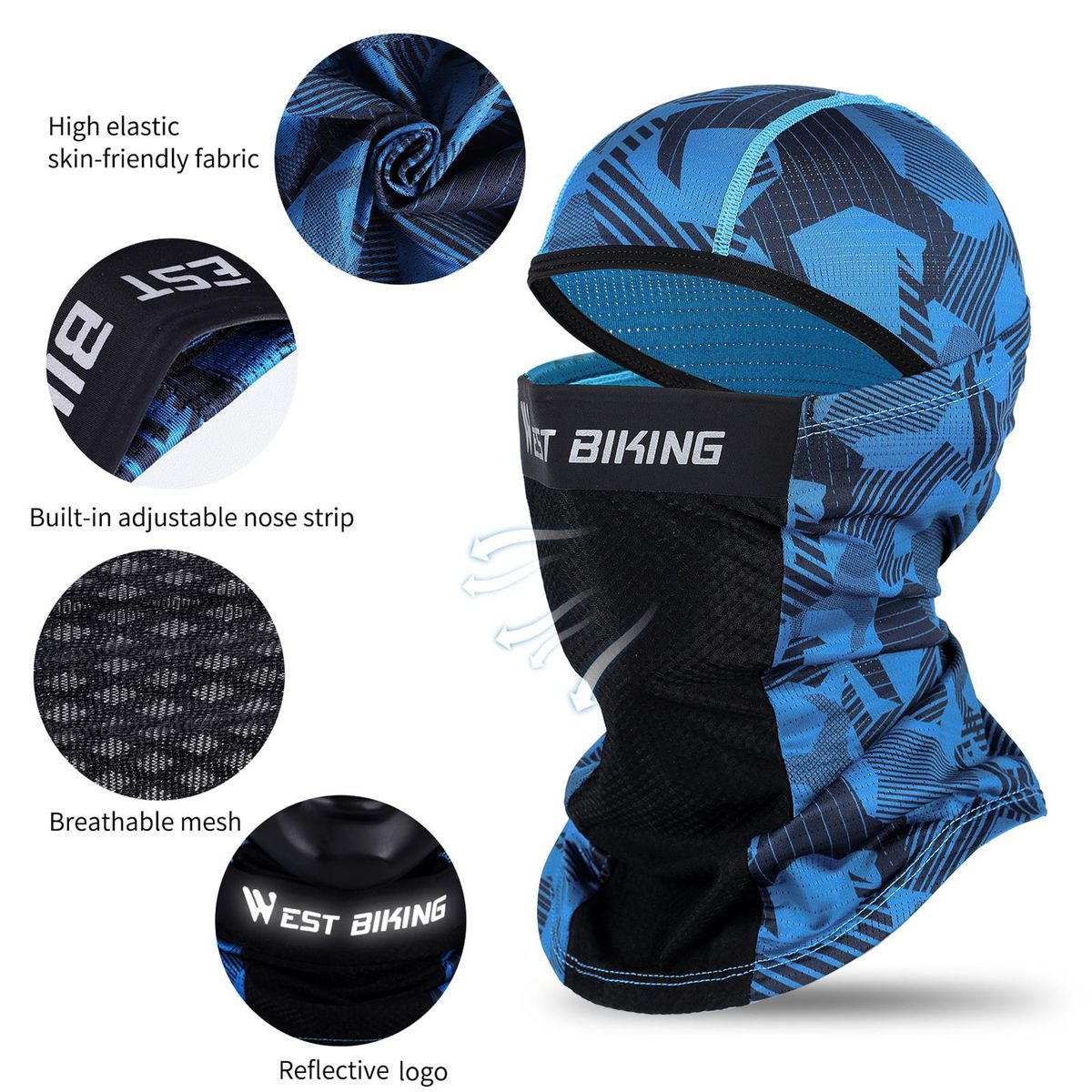 UV Protection Face Mask Sun-Protective Neck Gaiter Outdoor Helmet Lining Mask Cycling Neckerchief Versatile Breathable Neck Sleeve Anti-Dust and Anti-Droplet Neck Scarf for Men and Women