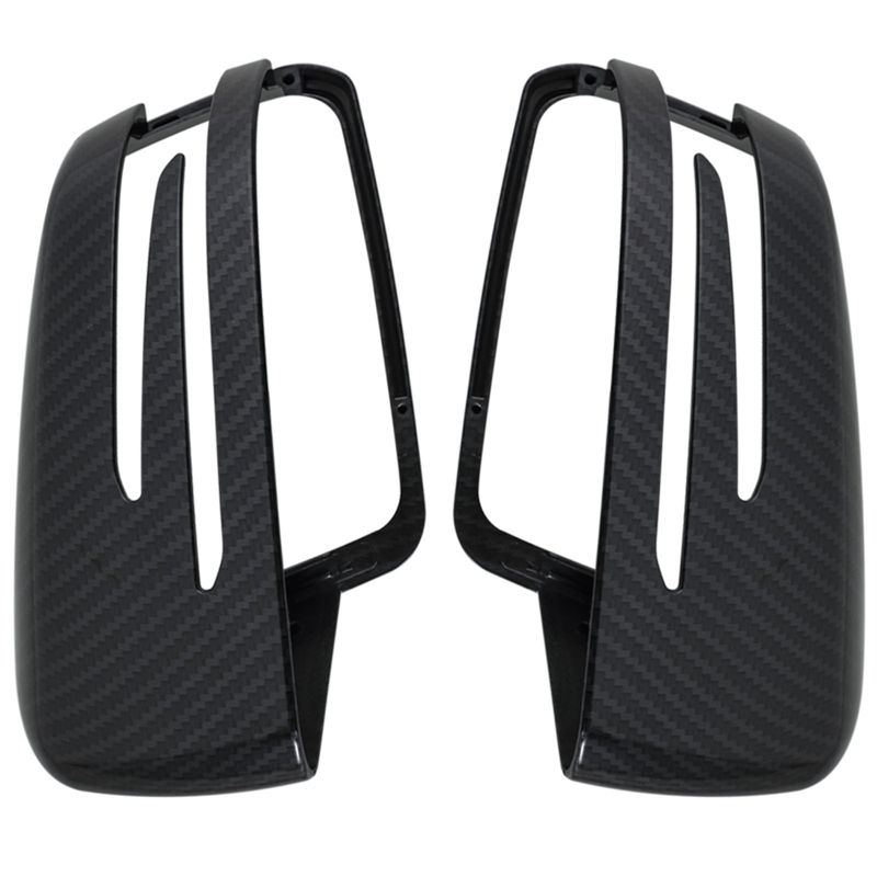 (Gloss Black)Side Mirror Cap Covers Black For Mercedes BENZ