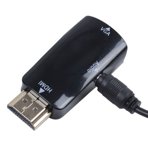 HDMI To VGA Converter Gold-plated With Connector 3.5mm