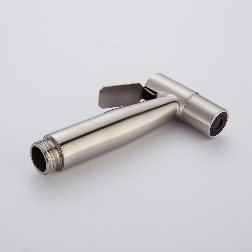 SUS304 Stainless Steel Nickle Bathroom Handheld Bidet Shattaf Sprayer Transforms Toilet Into Spray Bidet Vaporizer WS024