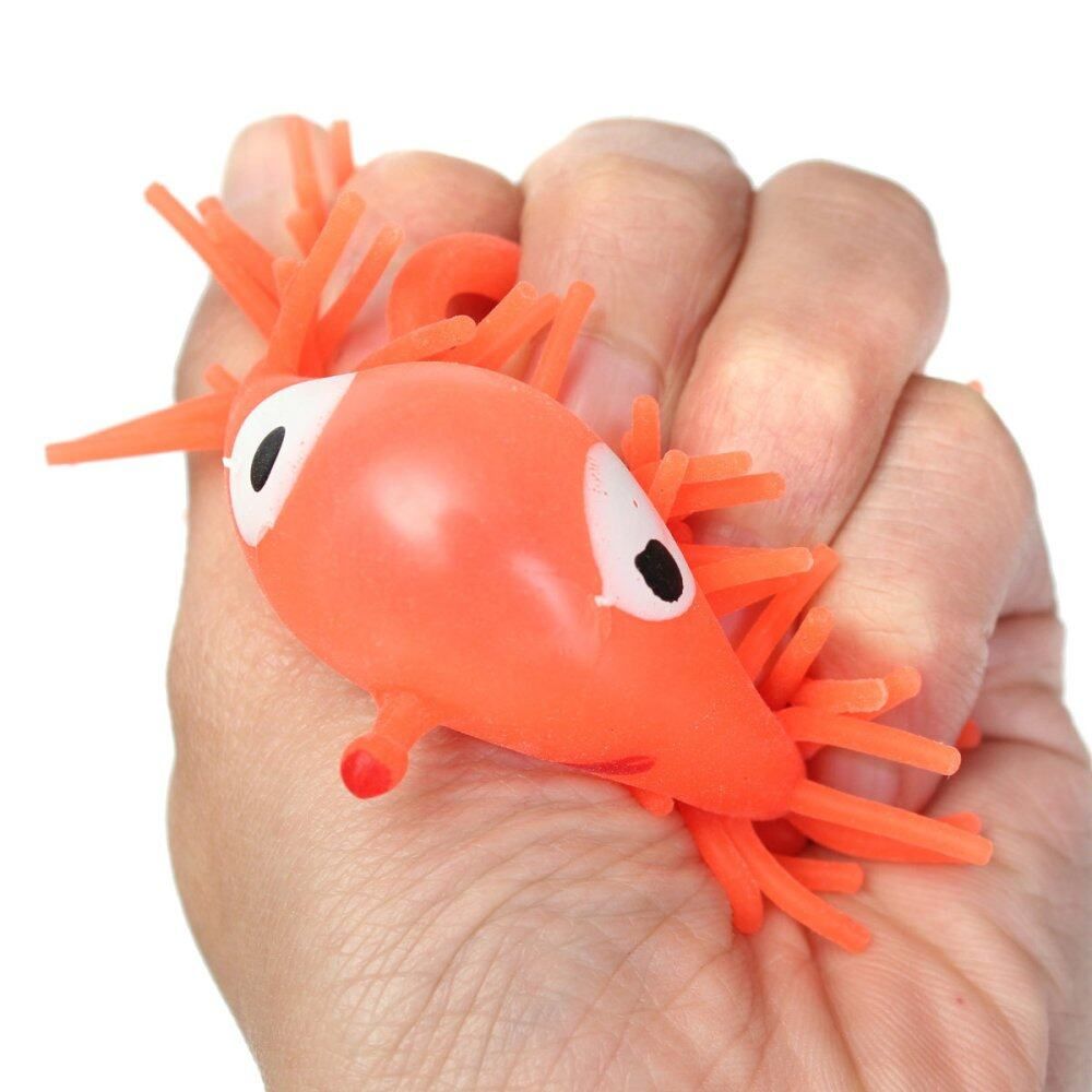 Smile Face Puffer Ball With Flashing Light Throw Squeeze Spiky Massage Funny Toy