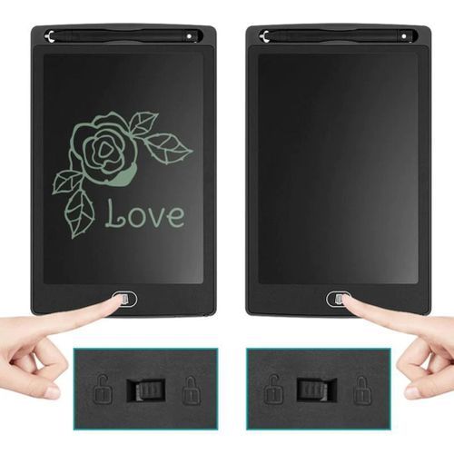 6.5 Inch Children LCD Writing Tablet Educational Toy Painting Board Electronic Handwriting Pad For Boys Girls Ideal Gift(#black)