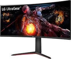 34gp63a-B 34'' Curved UltraGear™ QHD HDR 10 160Hz Monitor With Tilt/Height Adjustable Stand