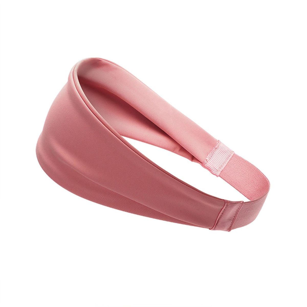 Sweat Headband Yoga Gym Wide Headband Pink