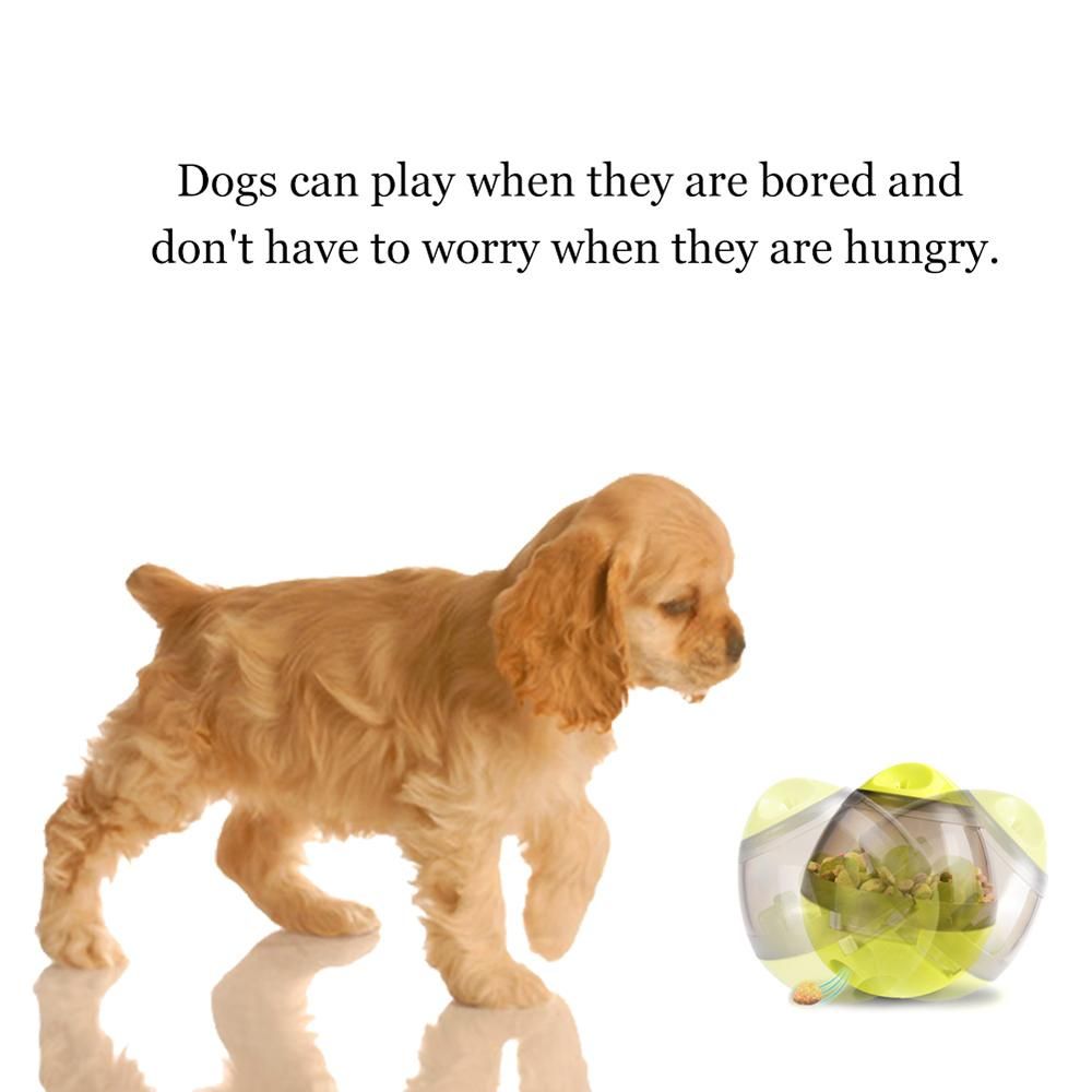 Pet Food Ball Dog Chew Play Toy Pet Food Ball Tumbler Drain Educational Toy Dog Cat Feeding Ball