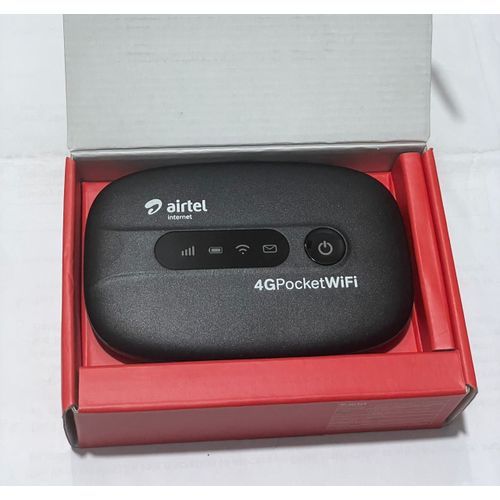 4g Mifi Wifi Router- Black Airtel 4g Mifi Wifi Router- Black