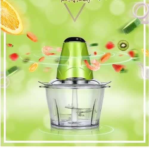 Multi-functional Electric Food Processor & Meat Grinder + Blender - 2L