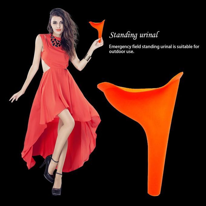 Urinal Private Parts Nursing Outdoor Female Emergency Field Standing Urinal Purple