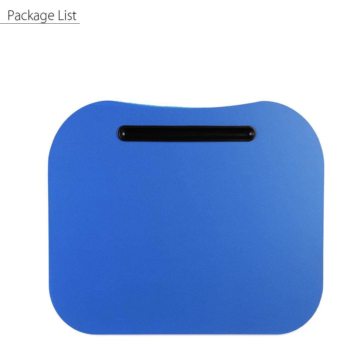 2 X Laptop Tray Lap Desk Cushioned Portable Computer Reading Writing Table Blue