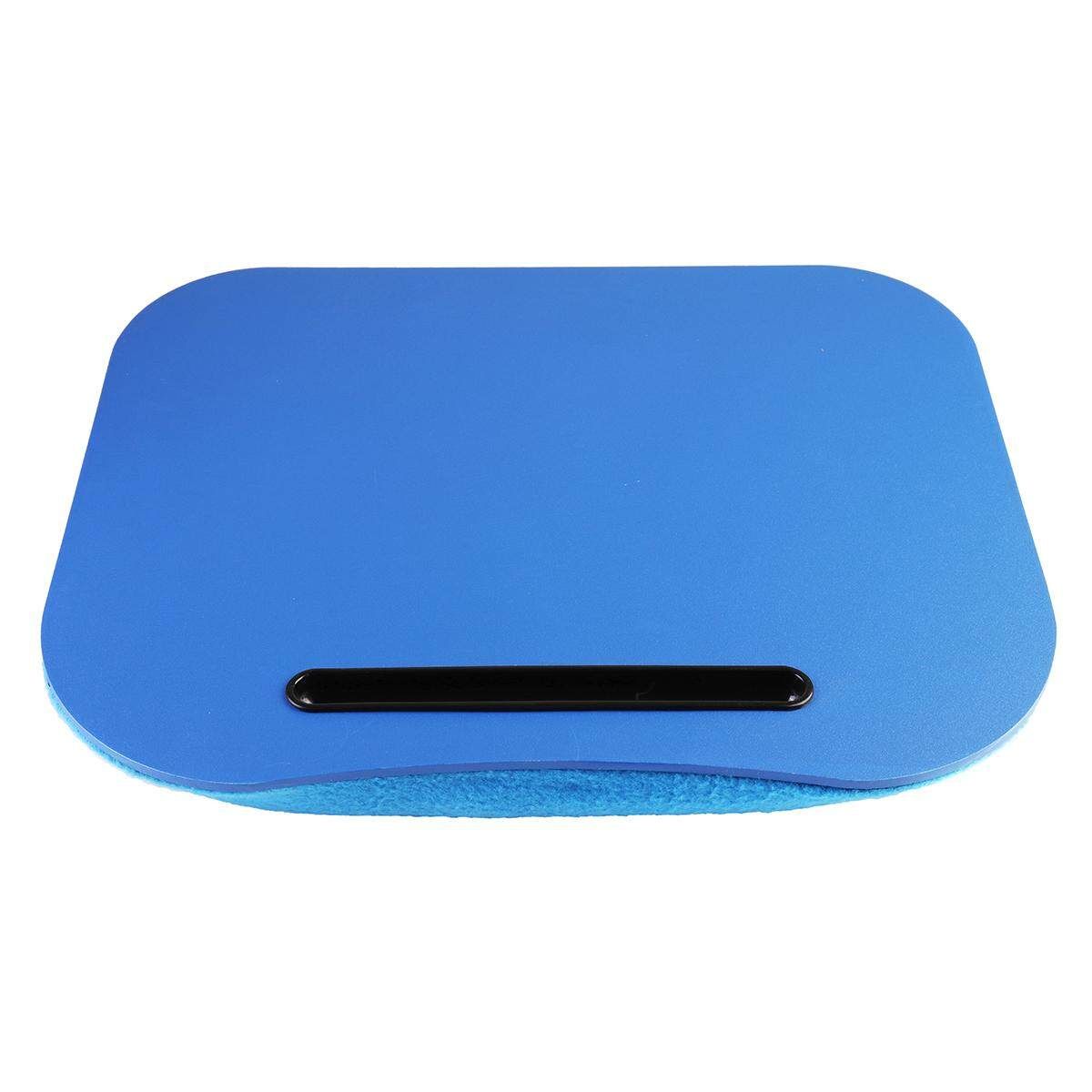 2 X Laptop Tray Lap Desk Cushioned Portable Computer Reading Writing Table Blue