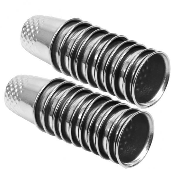 4x 10pcs Lot Sew Thimble Sewing Finger Protector Sleeve Grips Guard