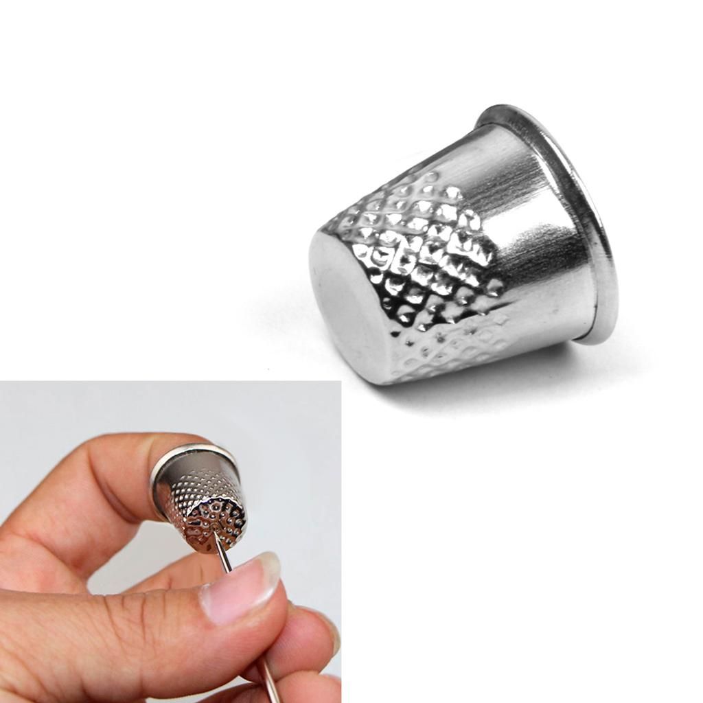 4x 10pcs Lot Sew Thimble Sewing Finger Protector Sleeve Grips Guard