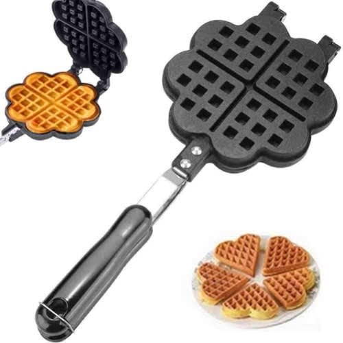 Heart-shaped Double-sided Non-stick Waffle Maker