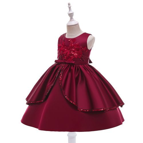 Girls'clothing Kids Children New Style Birthday Dinner Party Performance Princess Dress Ball Gown