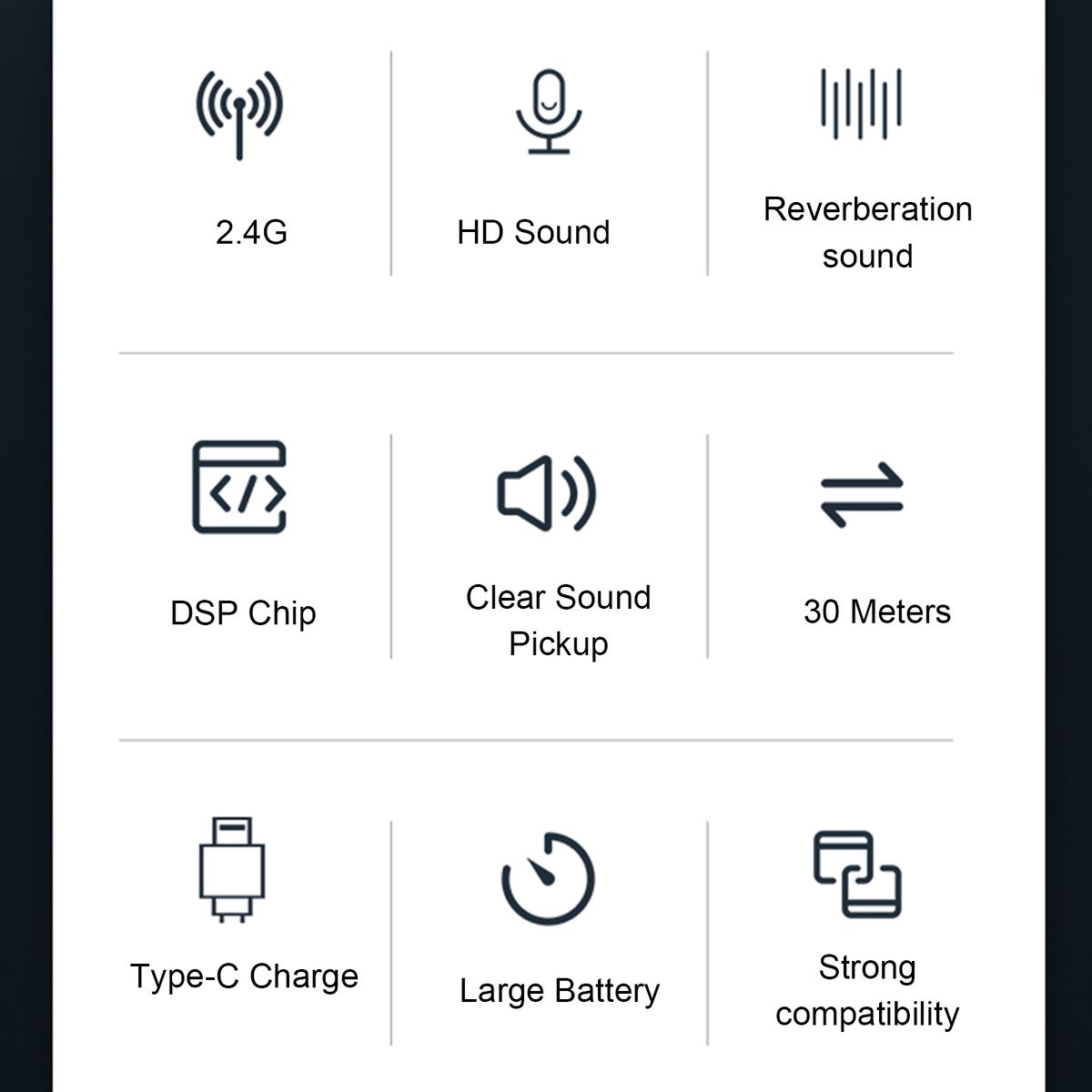 V82 Wireless 2.4G Lapel Microphone Clip-on Mic Plug &