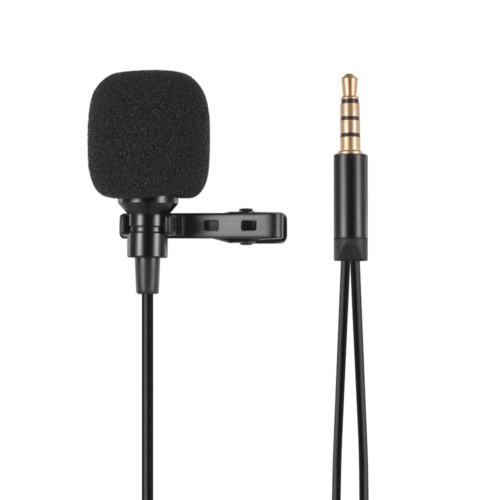 Mini Clip-on Lapel Lavalier Condenser Microphone Mic