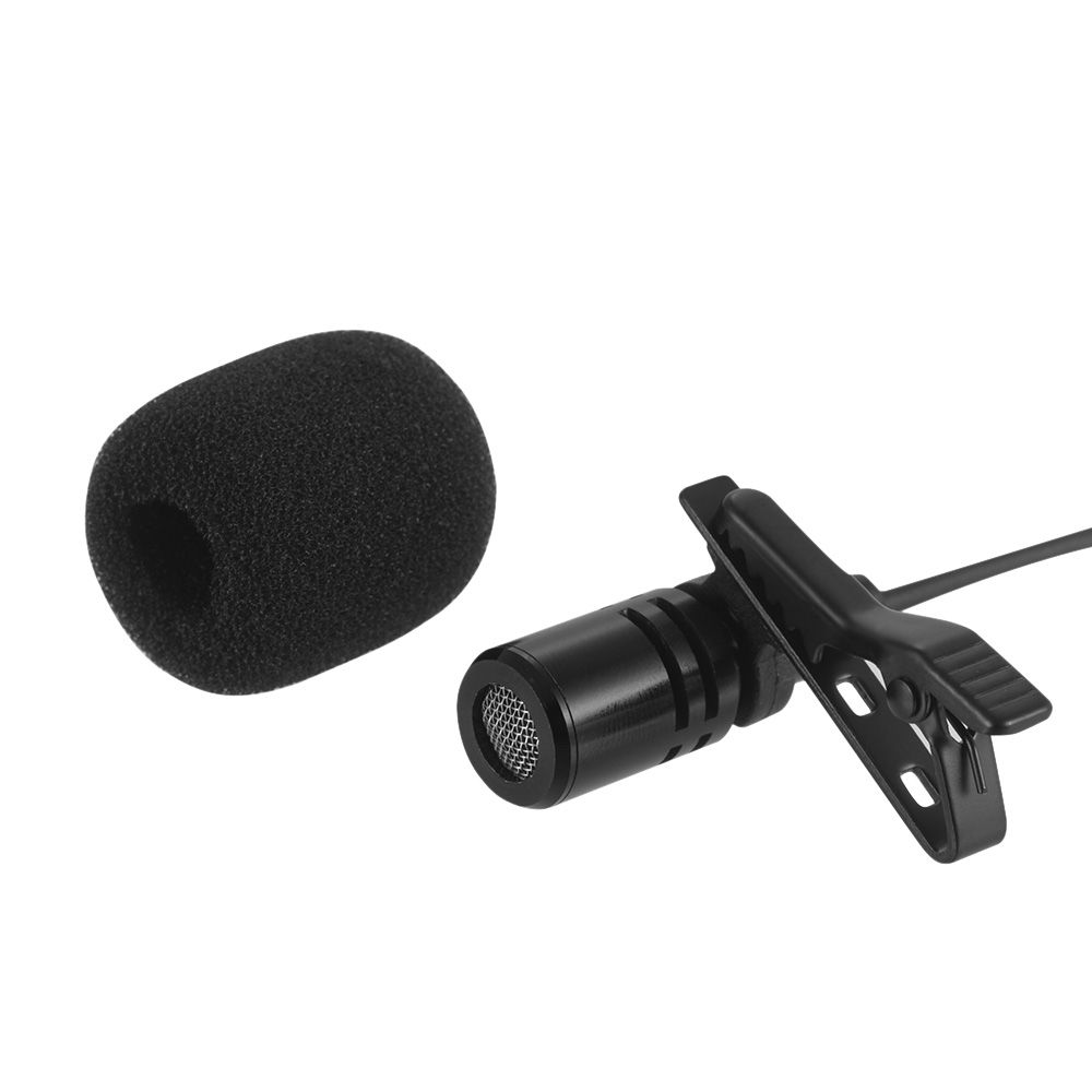 Mini Clip-on Lapel Lavalier Condenser Microphone Mic