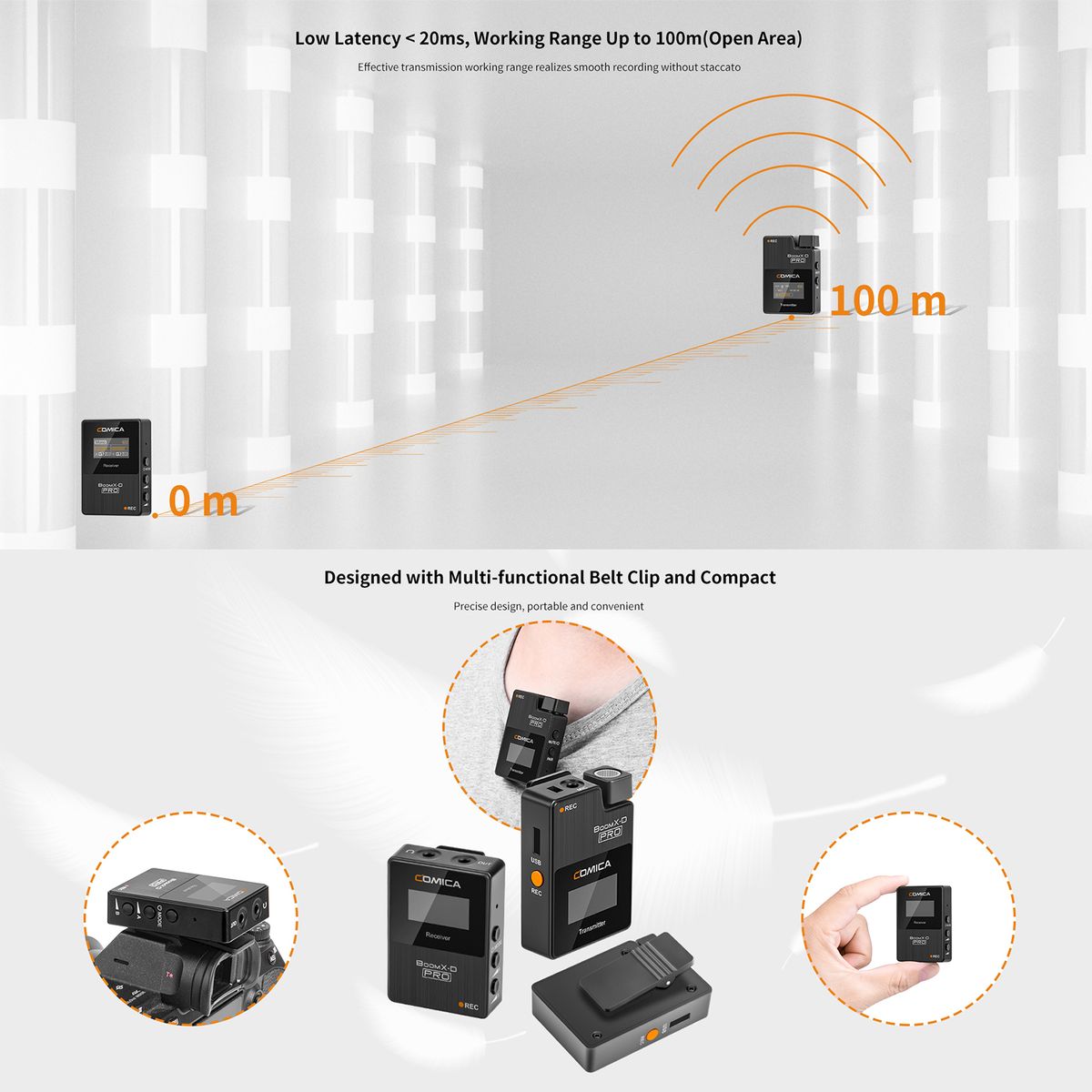BoomX-D PRO D2 One-Trigger-Two 2.4G Dual-Channel
