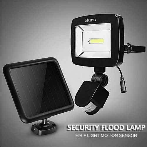 COB Garden Outdoor Solar Powerd Motion Sensor Light PIR Security Flood Lamp