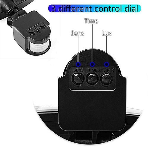 COB Garden Outdoor Solar Powerd Motion Sensor Light PIR Security Flood Lamp