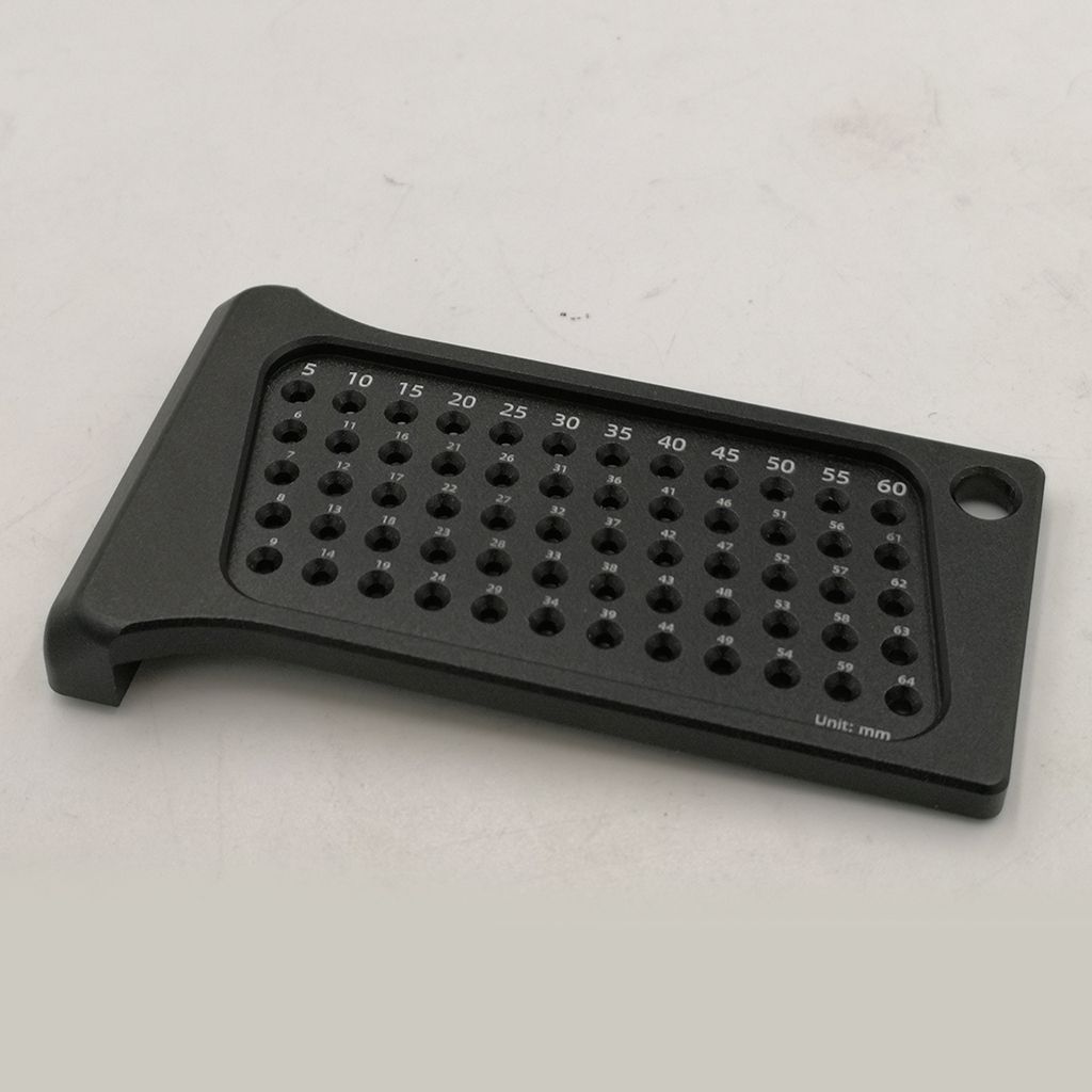 Aluminium  Hole Measuring Ruler, Hole Positioning Metric