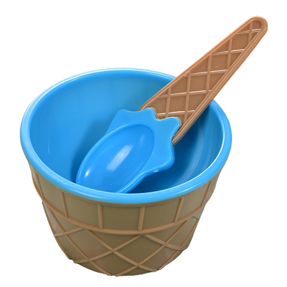 Ice Cream Scooper Ice Cream Cake Dessert Children Spoon Blue