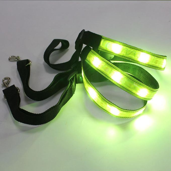 LED Horse Breastplate Collar Harness 3 Lighting Modes Night Green