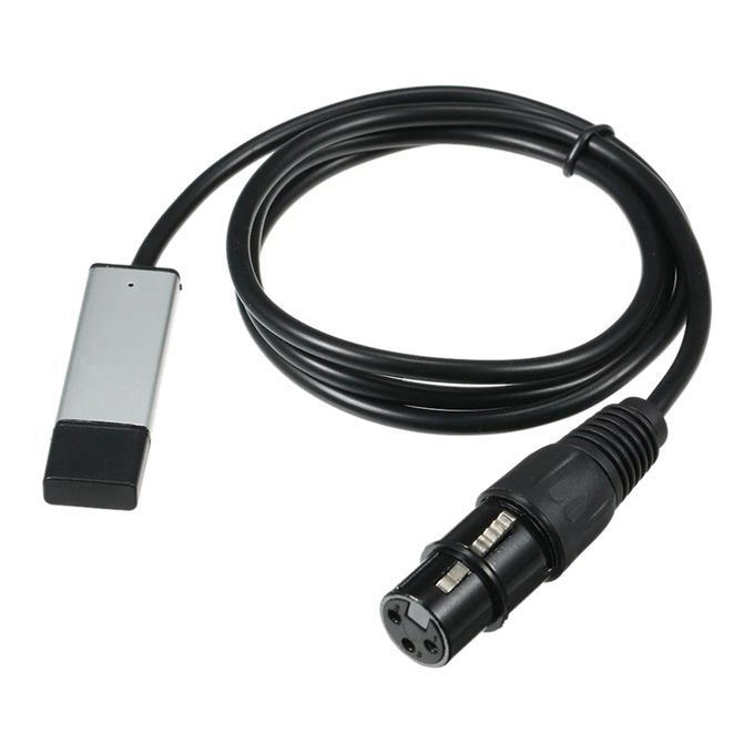 USB To DMX Interface Adapter Cable For Studio Computer PC Stage