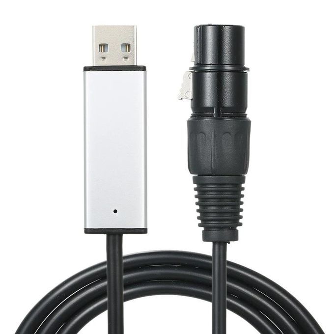USB To DMX Interface Adapter Cable For Studio Computer PC Stage
