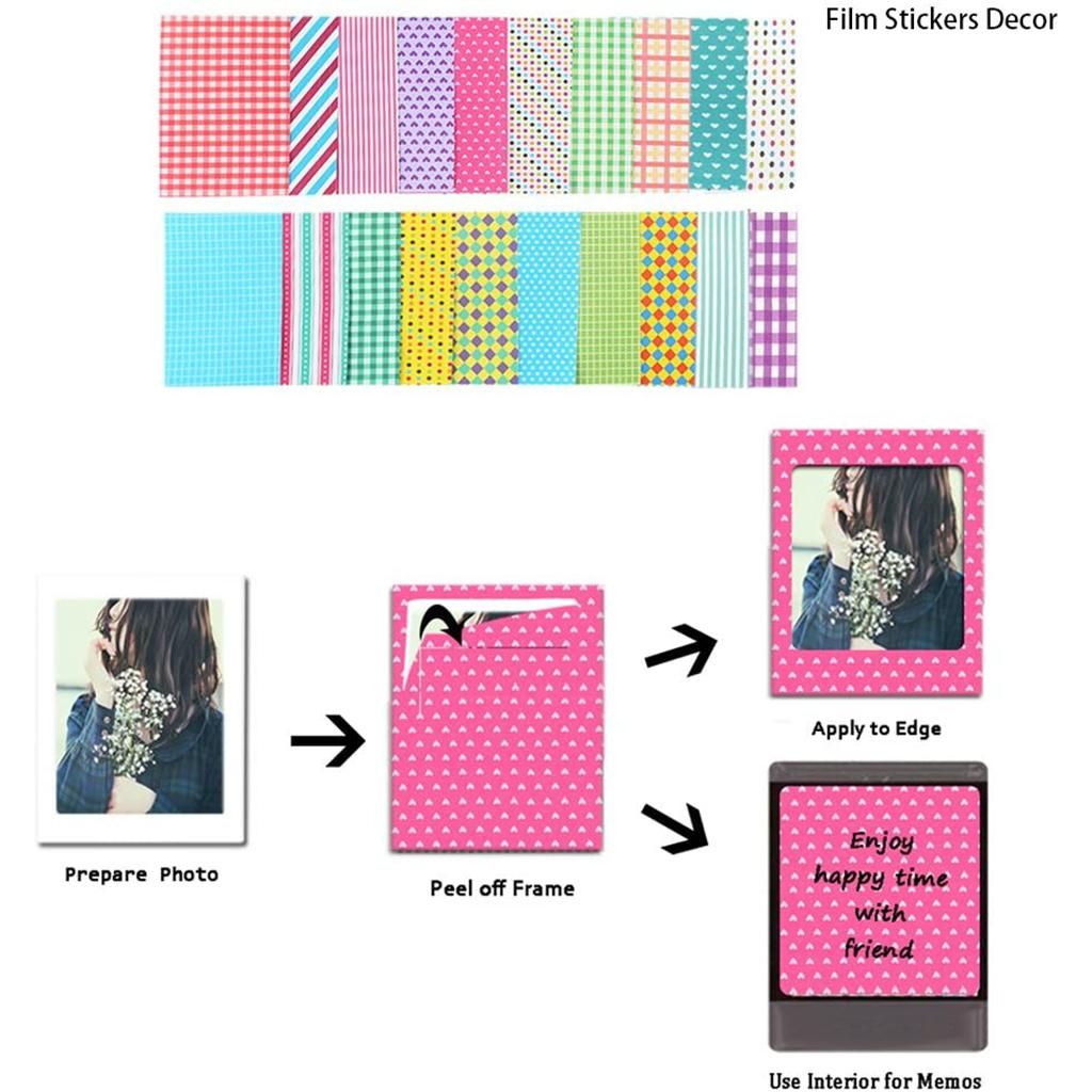 Multifunctional Camera Accessories Set Border Stickers