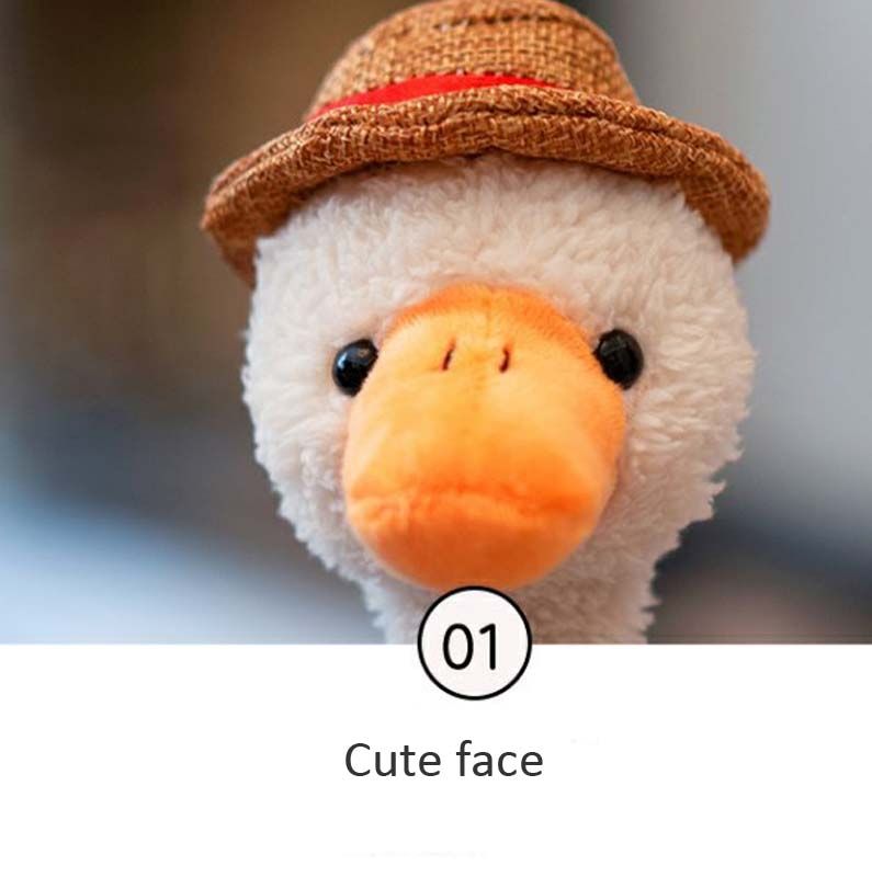 Repeat Duck Tricky Duck Learn Talking Singing Plush Duck Toy Style:Battery Powered