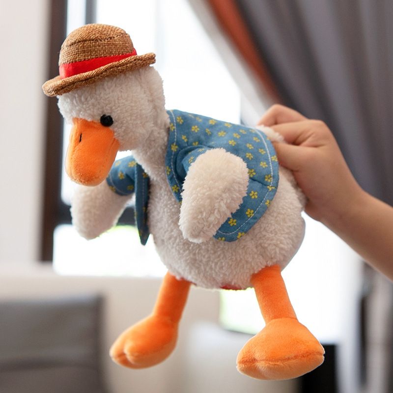 Repeat Duck Tricky Duck Learn Talking Singing Plush Duck Toy Style:Battery Powered