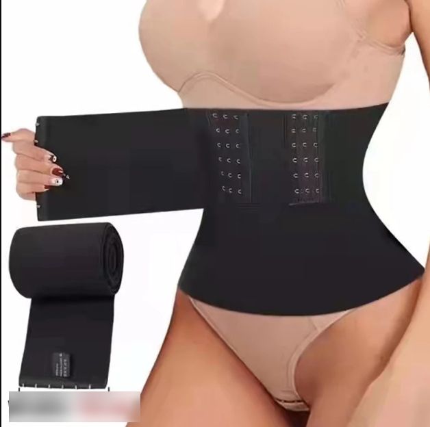 Bandage Tummy Wrap Waist Trainer With Loop Lock