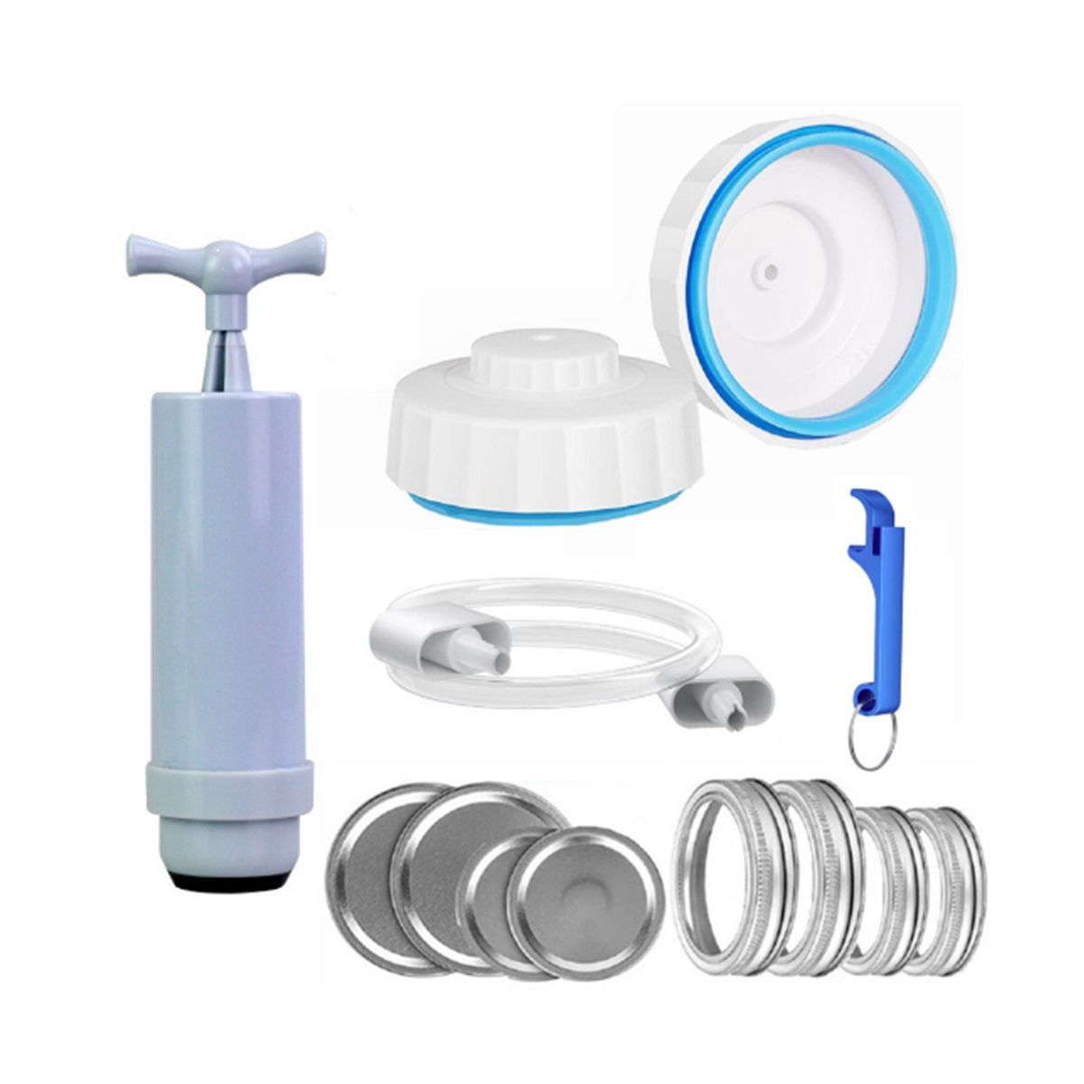 Electric Jar Vacuum Sealer Kit - Easy to Use - Fits Wide