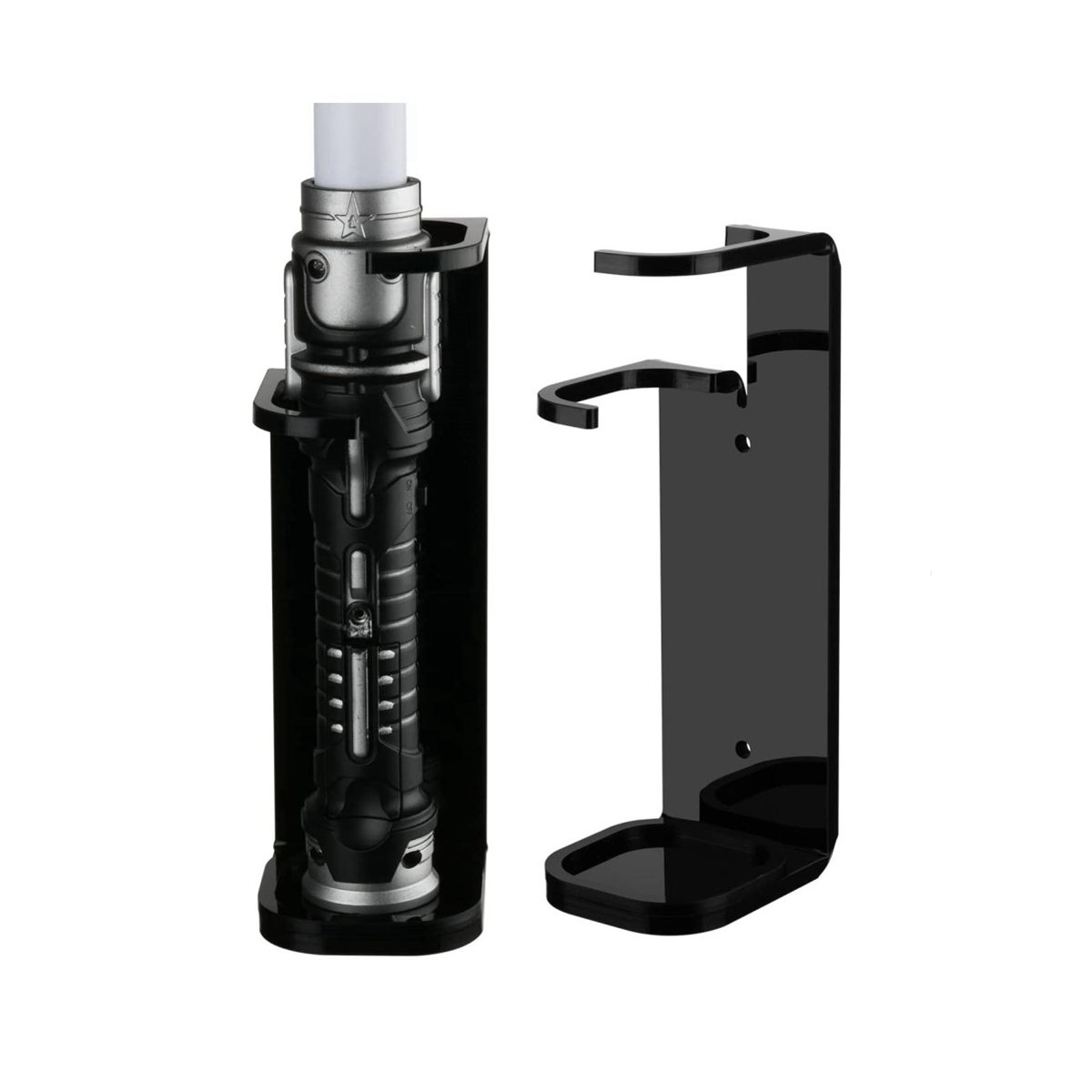 Lightsaber Wall Mount Stand Light Saber Display Rack Wall Holder-Included Screws Hardwares for Most Lightsabers B