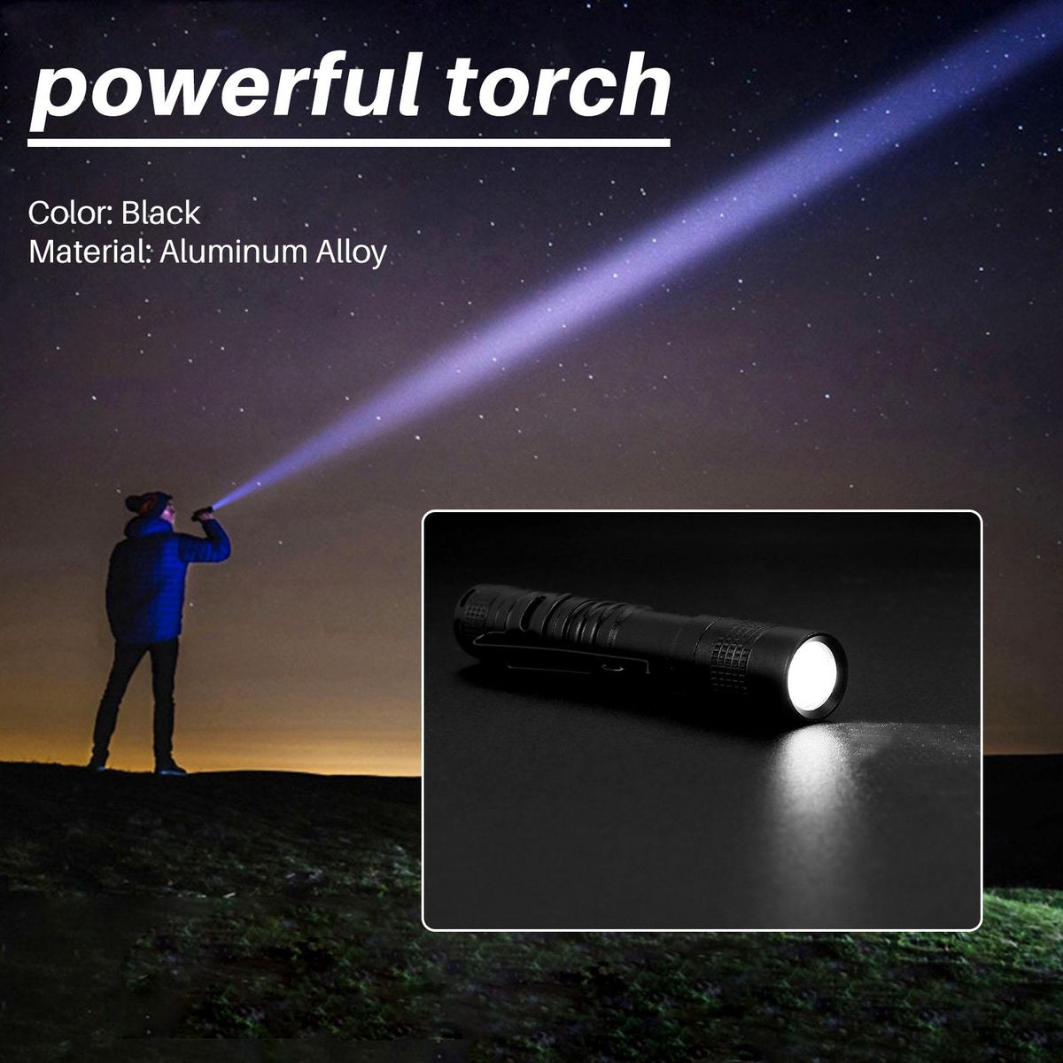 Flashlight pen torch Super Small Mini AAA XPE-R3 LED Lamp